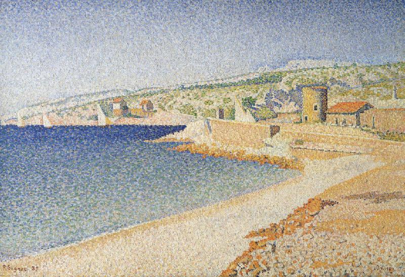 Paul Signac the jetty cassis opus